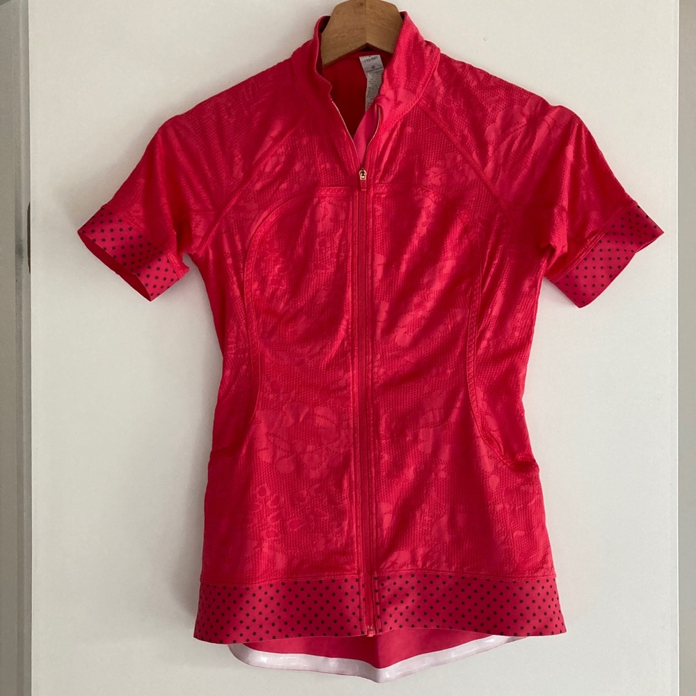 Lululemon Floral Cycling Jersey (size 6)